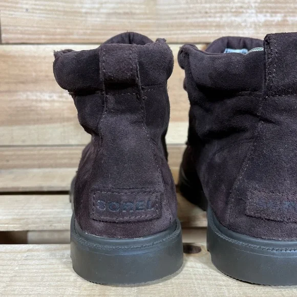Sorel Madson MOC Toe Waterproof Boots, 5Y, Brown Leather - Picture 9 of 13